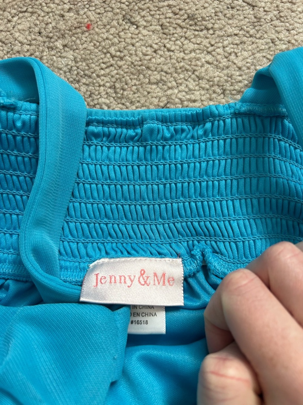 Jenny & Me Chiffon Blue Size 14 Sleeveless Formal Dress - Picture 4 of 6